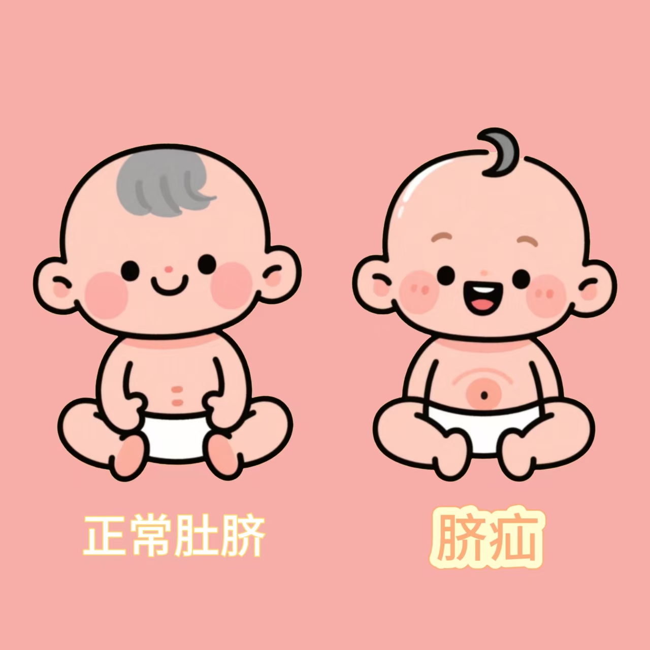 宝宝肚脐鼓个小包？别慌，脐疝了解一下！
