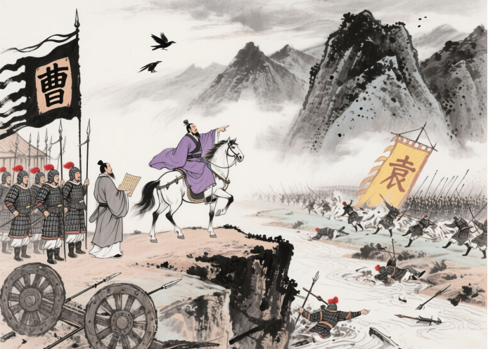 官渡之战：烽火连天地，一战定乾坤