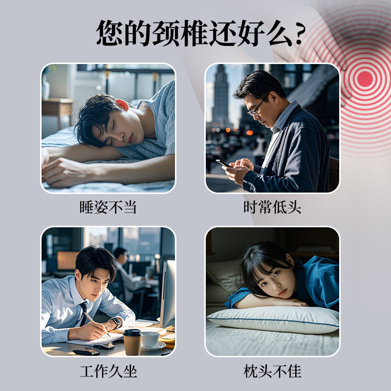 卡通猫全棉艾草枕沙发儿童午睡枕可拆洗月牙抱枕办公室小枕头家用