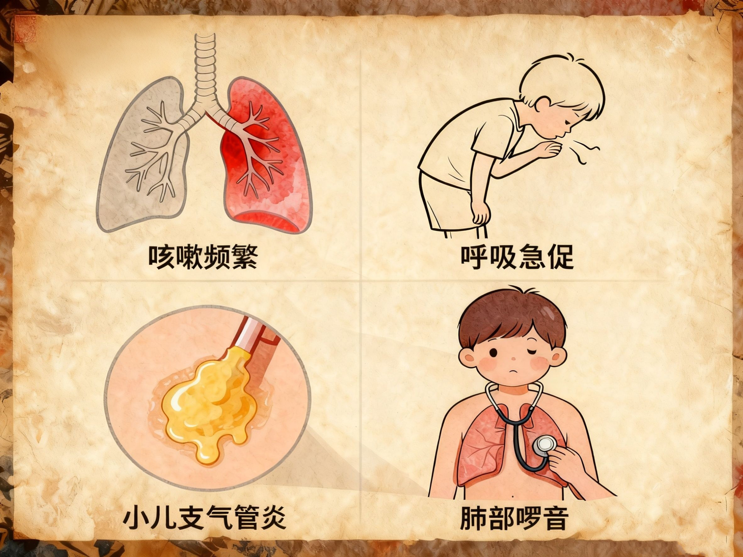 毛细支气管炎，中医贴敷有良效