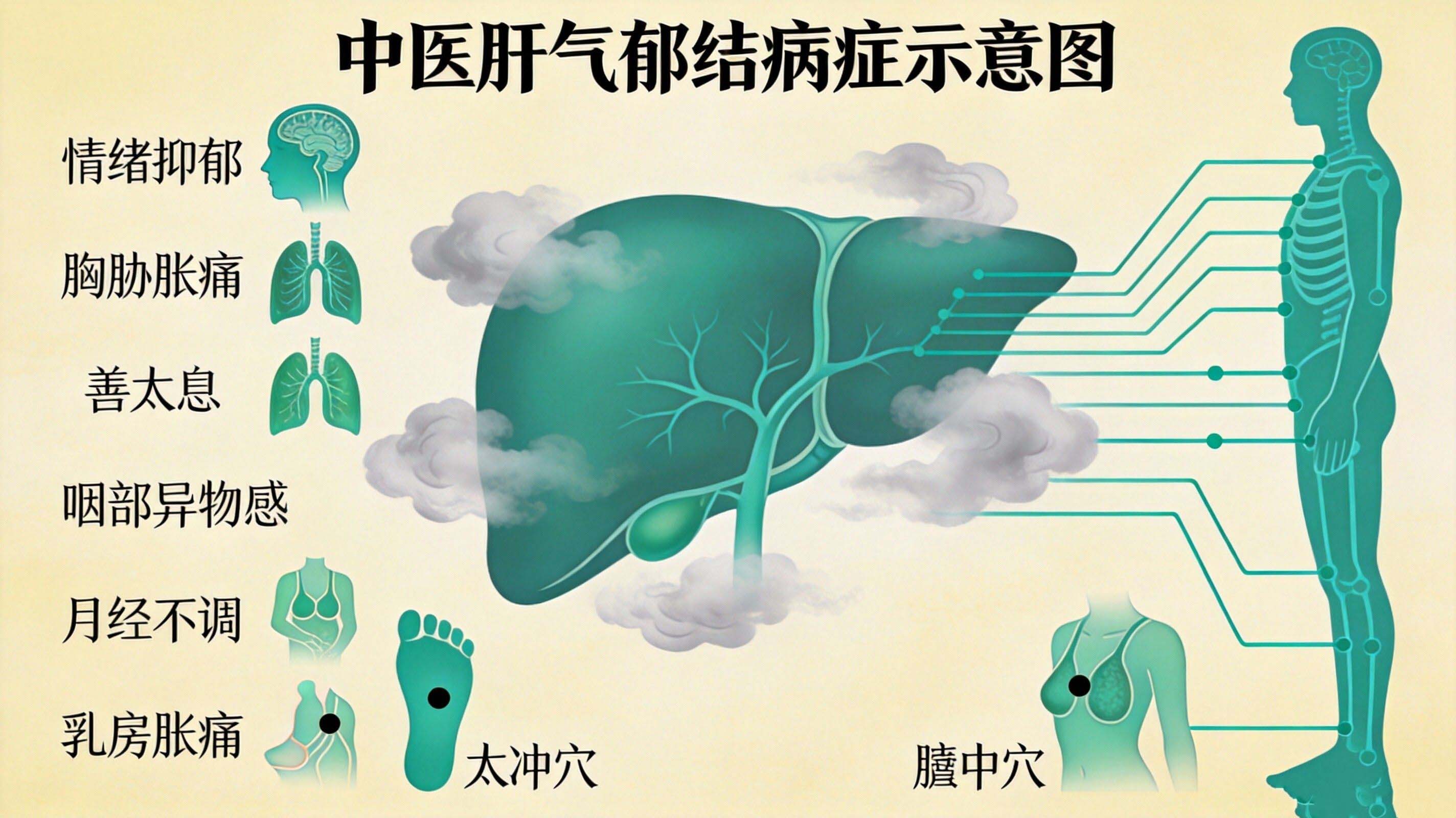 浑身难受查不出原因？小心"肝气郁结"找上你