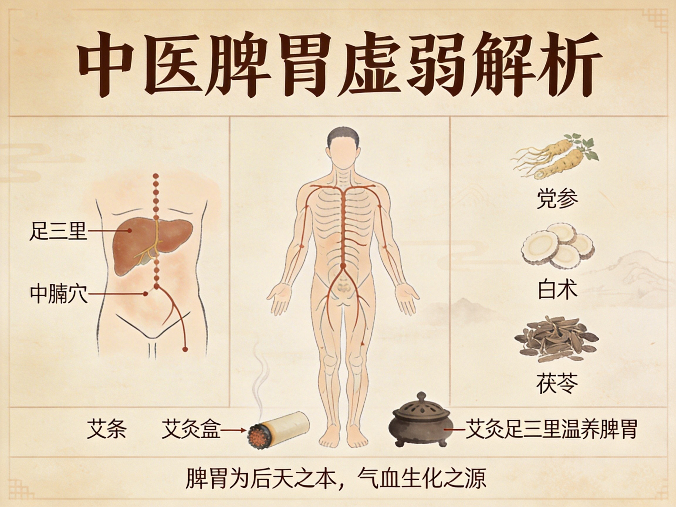 《黄帝内经》：脾胃虚弱，“补”还是“养”