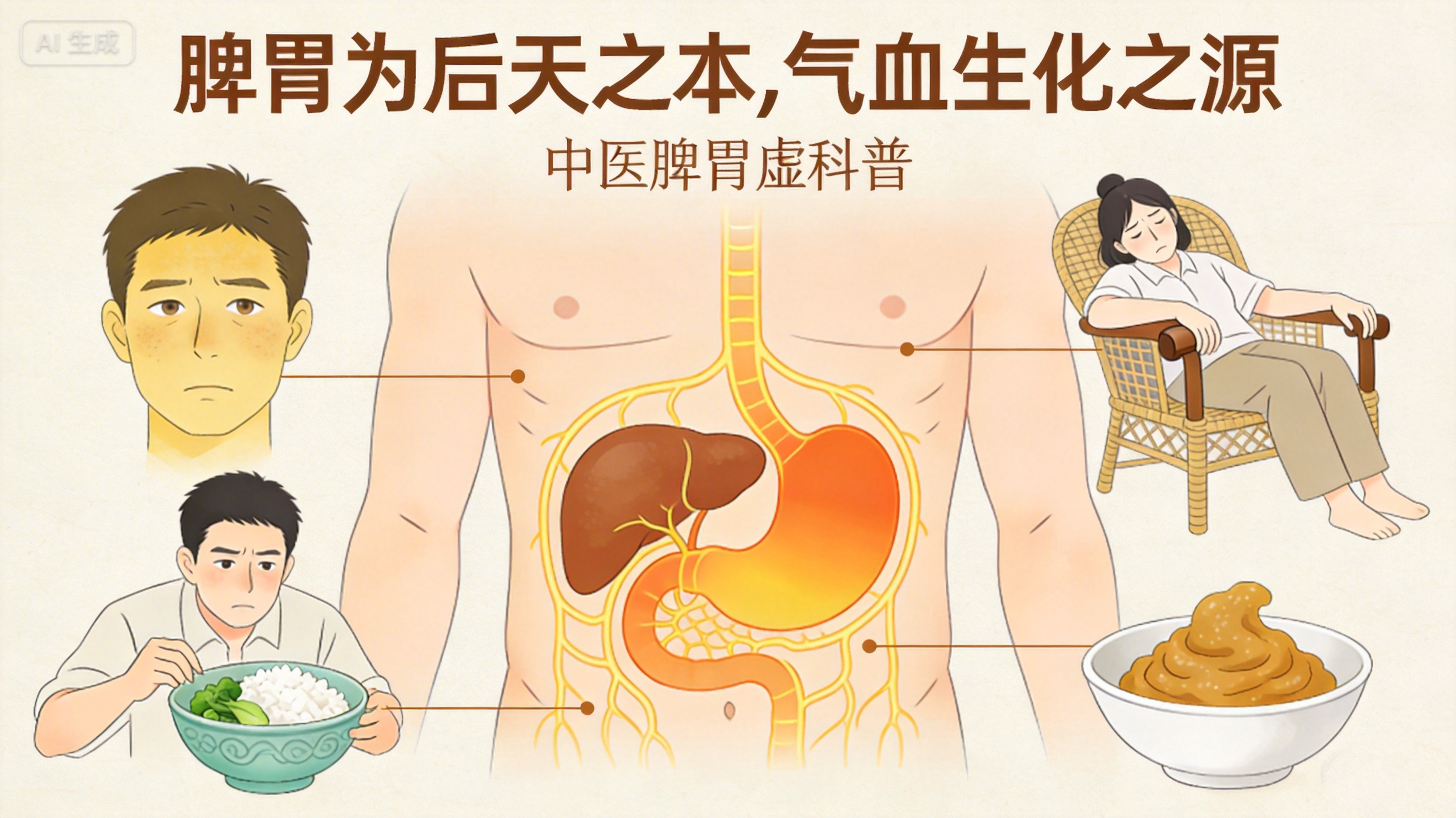 脾虚的几种表现 脾虚患者可以多多了解