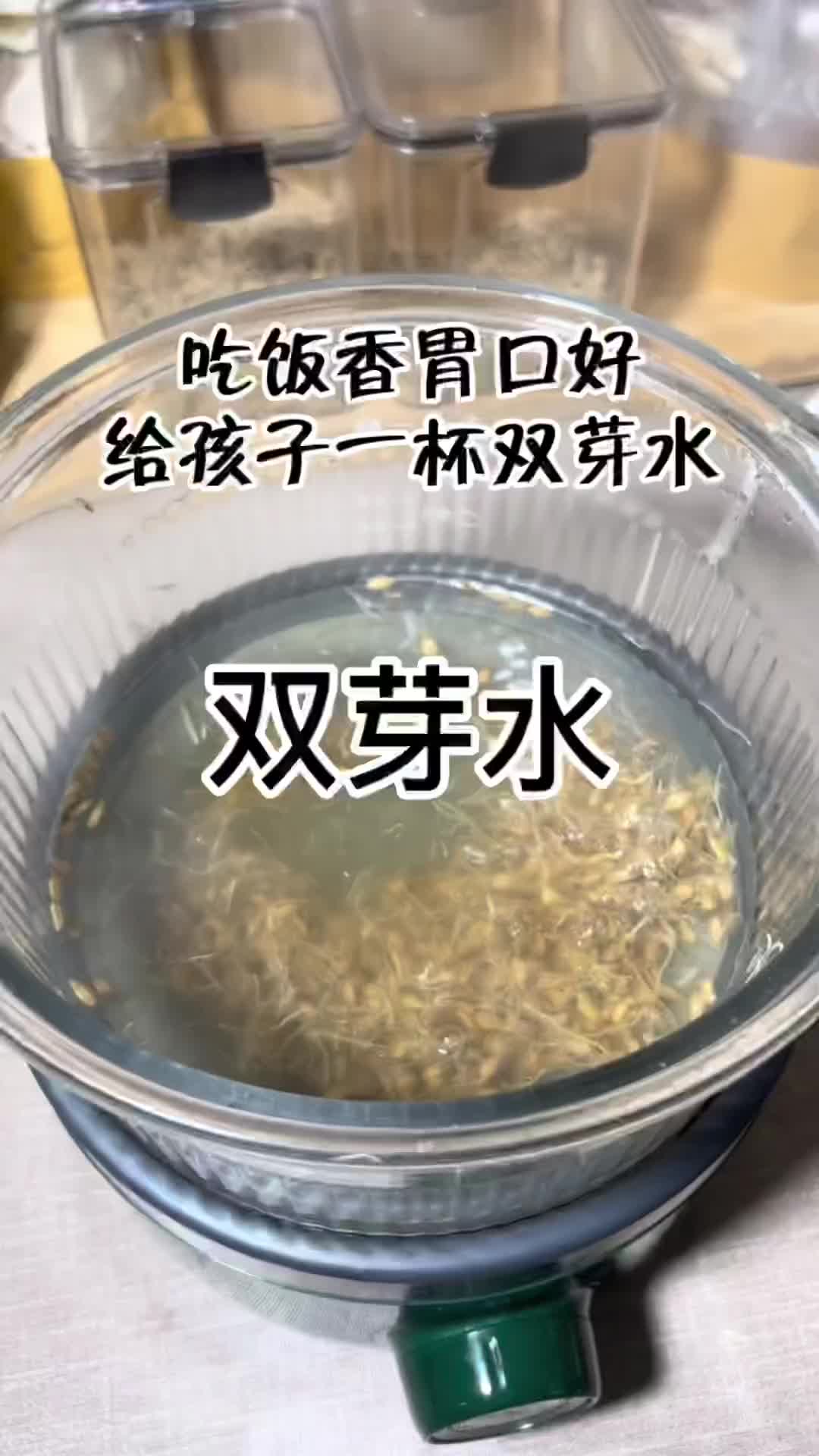 给孩子的营养汤之双芽水，别小瞧咱们的粮食种子，让孩子爱上吃饭可功不可没，这个长个黄金期多给孩子喝