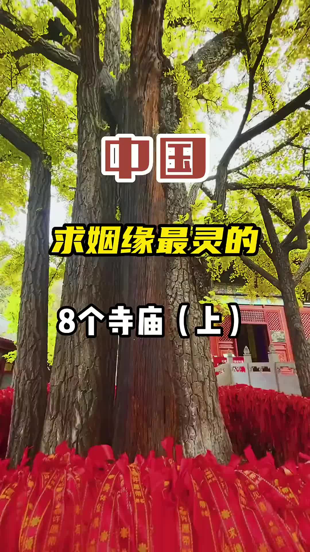 求姻缘最灵的八大寺庙，送给想要脱单的朋友 旅行推荐官 愿所求皆所愿 祈福 旅行 景点打卡