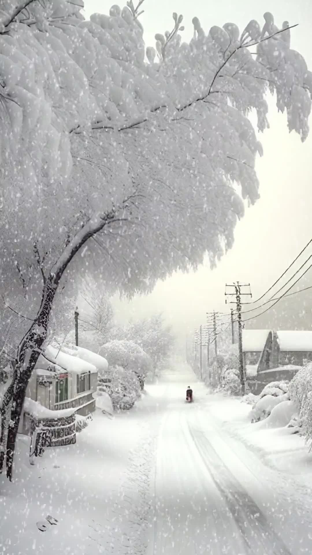 雪花一片一片落下