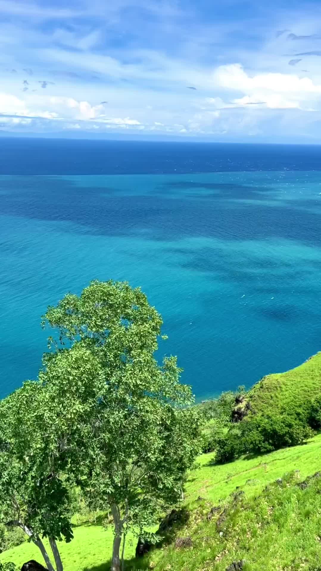 吹着海风午休