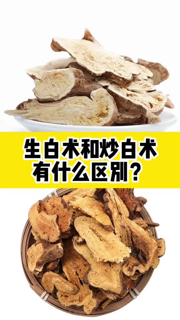 00003 白术生用和炒用，有什么区别？