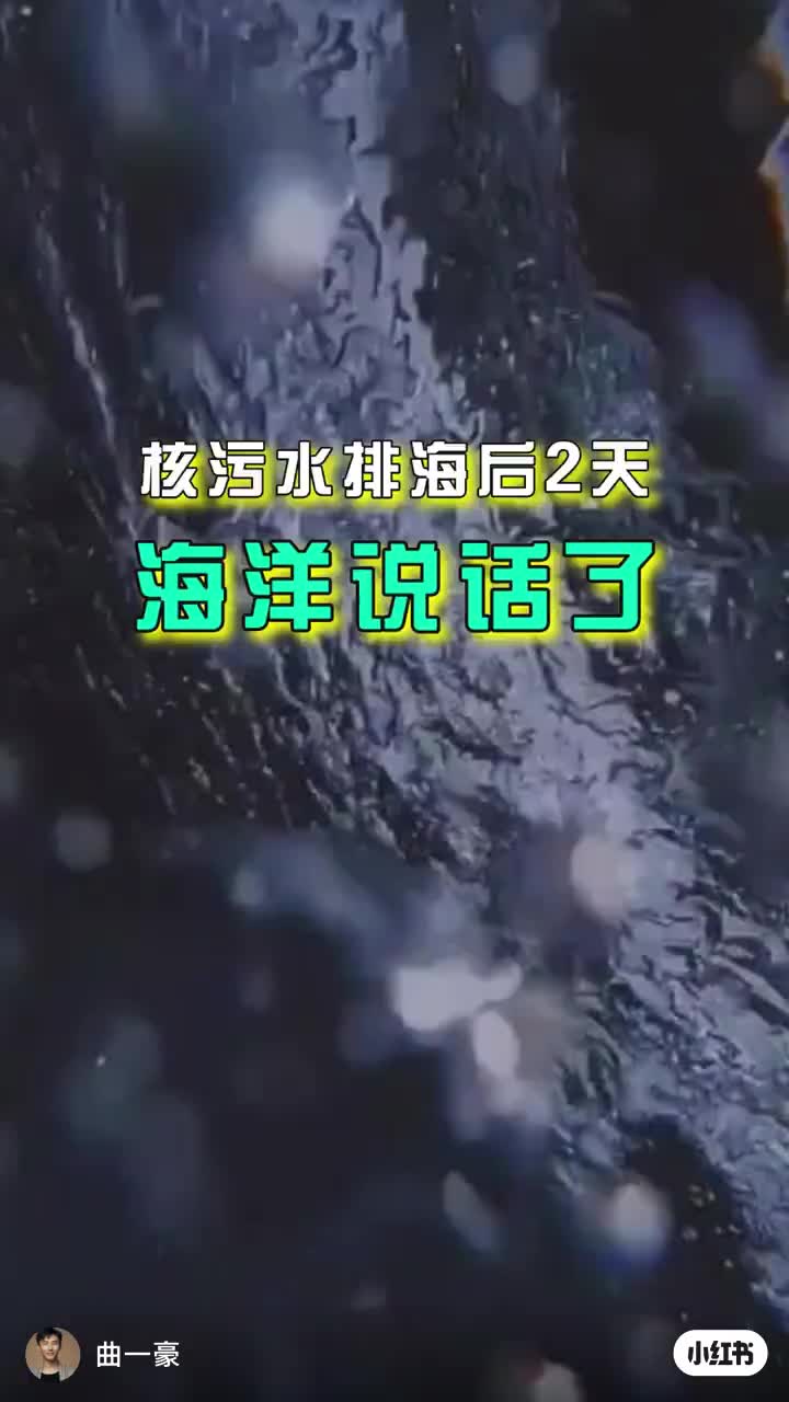 核废水排海后，大海发声了……