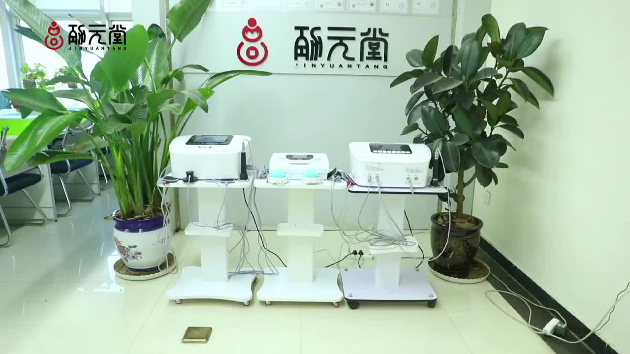 一台是治疗疼痛的超声透骨多功能治疗仪！

一台是打通穴位经络的电磁场治疗仪！

