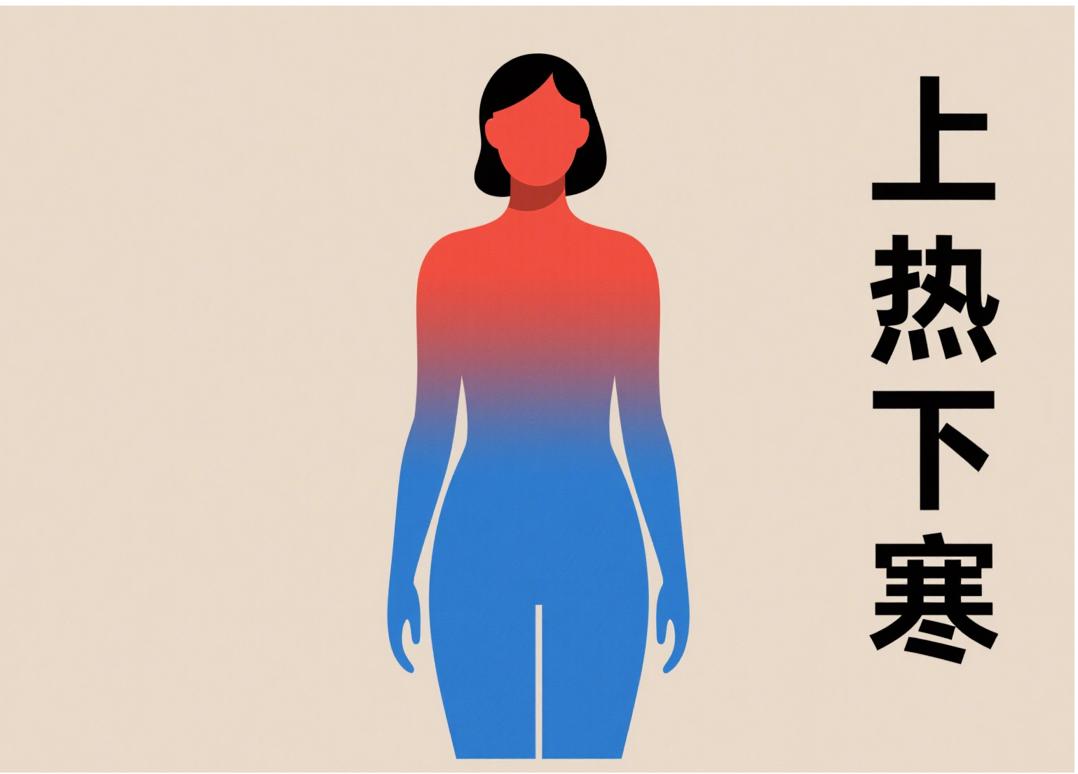 上热下寒体质是因为阴虚吗?该如何改善？