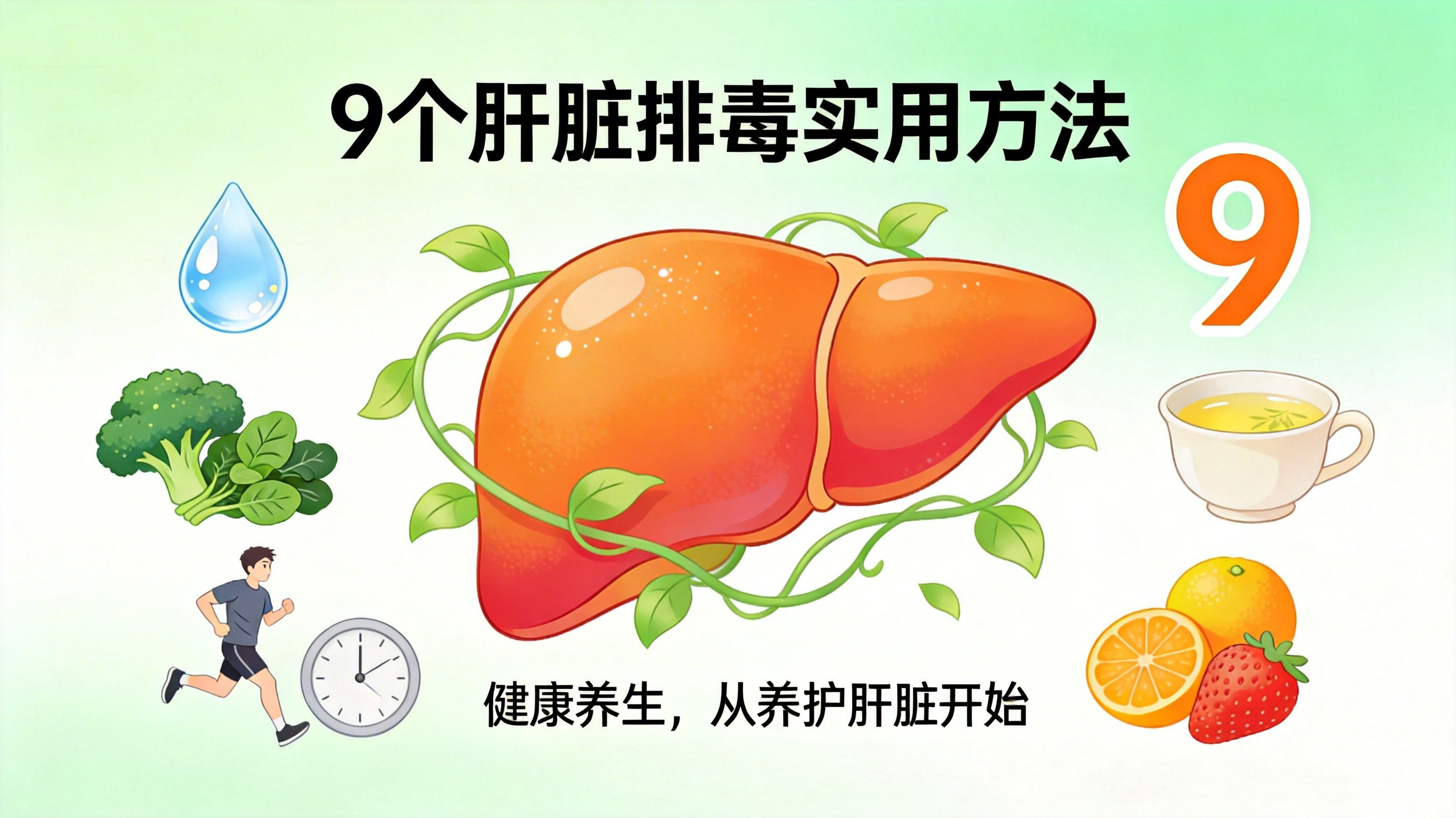 肝脏不好，可能是肝脏排毒问题，9招教你顺利排出毒素