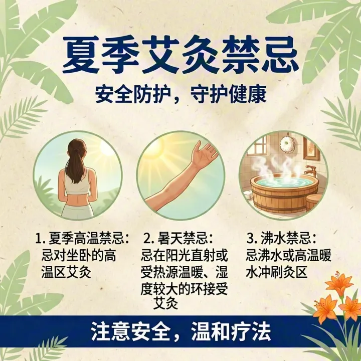 夏季进行艾灸的三大禁忌